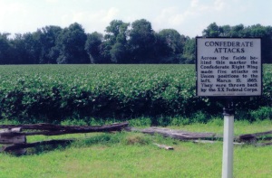 Bentonville Battlefield Historical Marker.